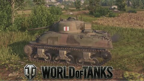 Sherman Grizzly I a British Medium Tank | World of Tanks Cinematic Gameplay