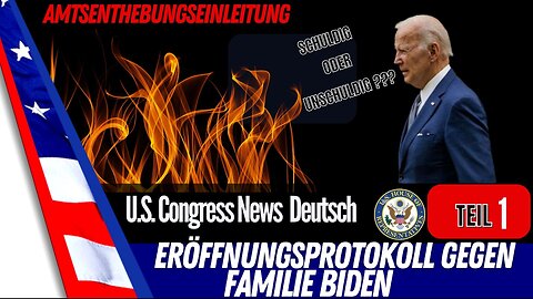 U.S. Kongress untersucht Familie Biden.