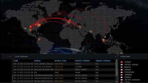 Cyberthreat's In Real-Time Map Been Showing hit's to US & Other Places Continuously