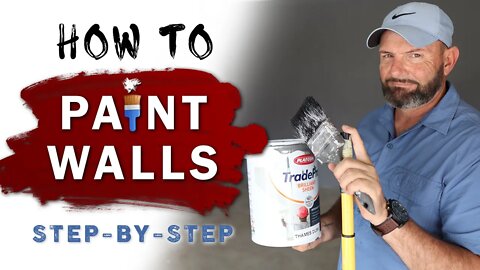 HOW TO PAINT WALLS step by step