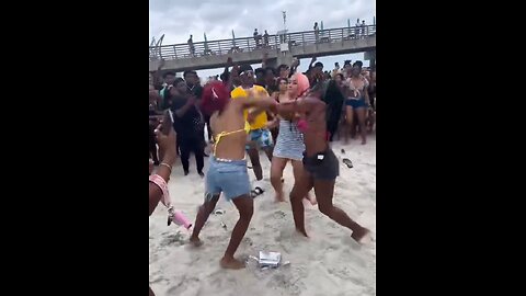 Spring break begins and already there is a brawl on a Florida beach