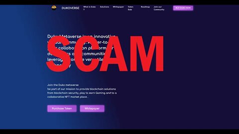 Duko.io is a SCAM metaverse site!