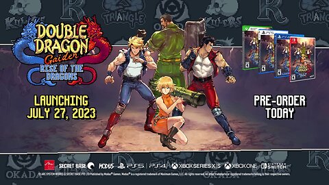 Double Dragon Gaiden: Rise Of The Dragons Release Date Trailer [July 27th,2023]