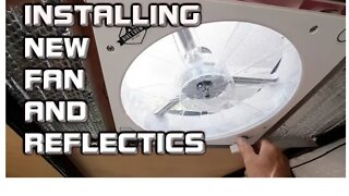 cargo trailer conversion part 10 - reflectics and new fan install