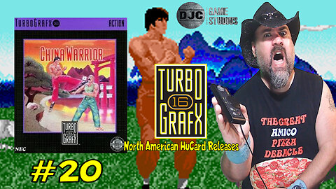 TURBOGRAFX 16 - North American Hucard Releases #20 - "CHINA WARRIOR"