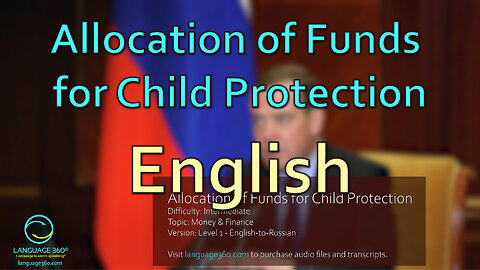 Allocation of Funds for Child Protection: English