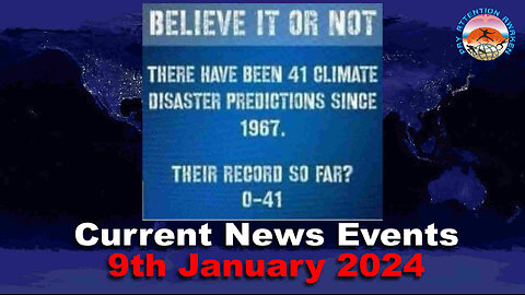 Current News Events - 9th Jan 2024 - How To Successfully DESTROY a Society...