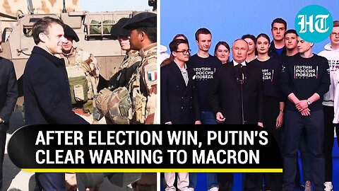 Pochi minuti dopo la vittoria alle urne,Putin lancia un avvertimento alla NATO per la minaccia di Macron sull'Ucraina: "Terza guerra mondiale..." alla domanda posta sull'invio delle truppe francesi NATO in Ucraina