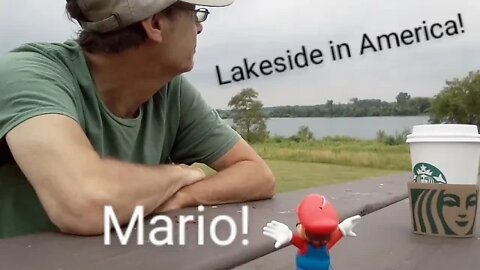 Mario lakeside in America! travel camping vanlife camper