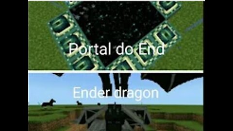 Como fazer um portal para o End e como invocar um Ender Dragon