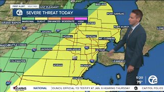 Detroit Weather: Severe storms possible this afternoon
