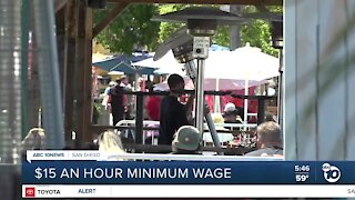 Minimum wage quietly hits $15 an hour