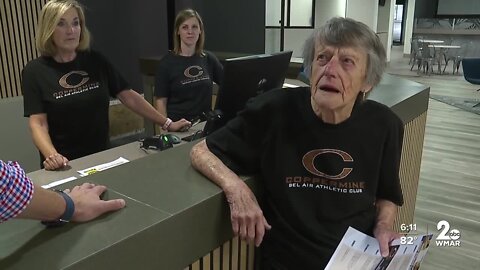 94-year-old gets lifetime free membership at gym in Bel Air