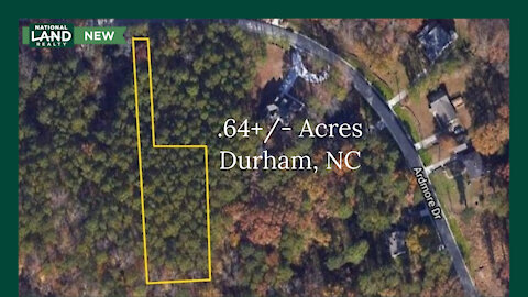 .6+/- Acres, Ardmore Drive, Durham NC