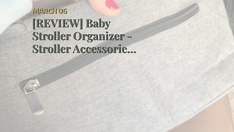 [REVIEW] Baby Stroller Organizer - Stroller Accessories Bag Large Space with 2 Cup Holders Mult...