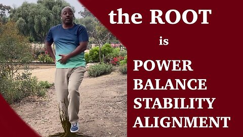 The Root- Power, Balance, Stability, and Alignment when Walking