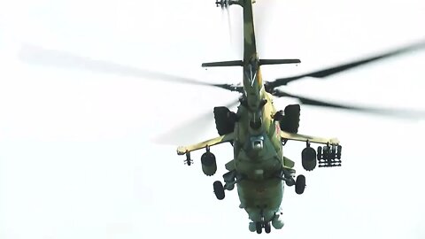 Combat Sorties By Mi-35 Attack Helicopters Resulted In The Destruction Of Multiple Ukrainian Targets