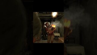 Resident Evil 4 Remake - Chainsaw Fight #shorts #shorts #gaming #games