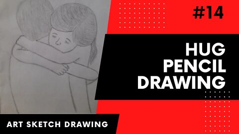 Couple Hug Drawing Pencil Sketch ll Hug Drawing Tutorial ll Drawing Tutorial for Beginners #easydraw