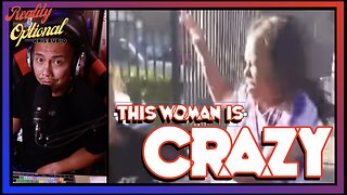 Woman GOES CRAZY VIOLENT at street vendors in Los Angeles