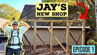Jays New Shop—Episode 1– Garage Edition/Posts and Girders