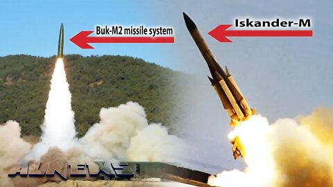 The Russian air defense system "Buk-M2" operating in Kharkov region & Iskander-M in action