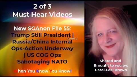 SGAnon discusses a wide array of topics You Don't Want To Miss!! A MUST WATCH VIDEO
