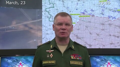 Russia's MoD March 23rd Special Military Operation Status Update