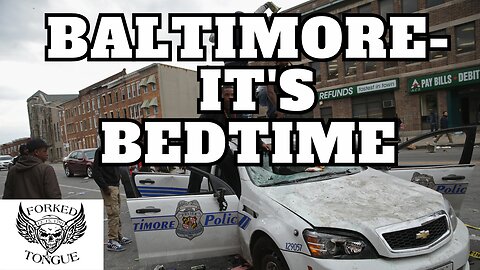 End CRIME in BALTIMORE?? Put the kids to bed