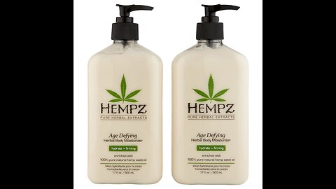 Hempz Age Defying Herbal Body Moisturizer 17 oz 2-Pack