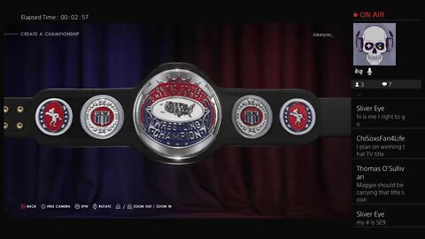 WWE 2K22: UCW Title Belts