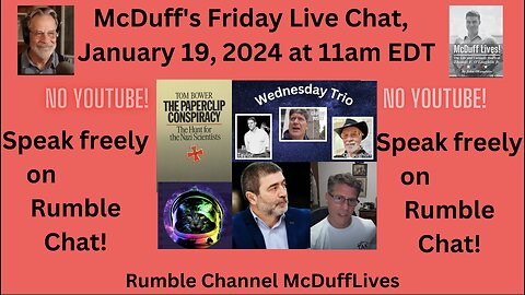 McDuff's Friday Live Chat, January 19, 2024
