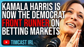Kamala Harris Is Now The Democrat FRONT RUNNER On Betting Markets