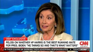 Pelosi Refuses To Say If Kamala Is The Best Running Mate For Biden