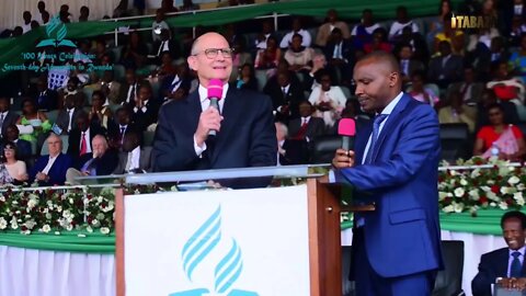 Pr Ted N. C. Wilson Speaking in Kinyarwanda (Isabato Nziza) at Amahoro National Stadium - Rwanda