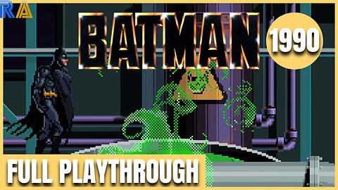 Batman Arcade (1990) Full Playthrough with Retro Achievements