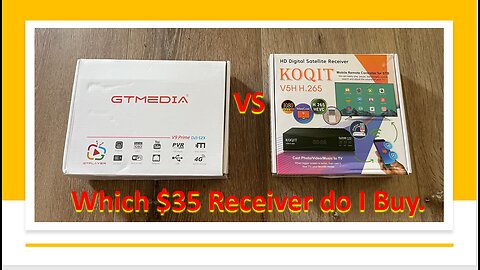 GT Media V9 Prime Compaired to to Koqit V5H H265 and Review