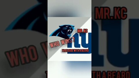 Panthers vs Giants week 2 picks. #shorts #nfl