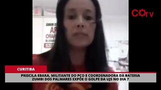 Priscila Ebara expõe o golpe da UJS aos militantes do PCO e Comitês de Luta em Curitiba
