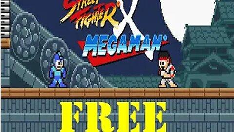 Free game from Capcom Megaman x Street fighter.