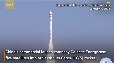 China commercial launch Galactic Energy sent 5 satellites into orbit with its Ceres-1 (Y5) rocket.