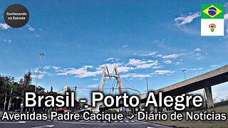 🚗 🌞 Dirigindo por Porto Alegre, avenidas Padre Cacique ➡️ Diário de Notícias.