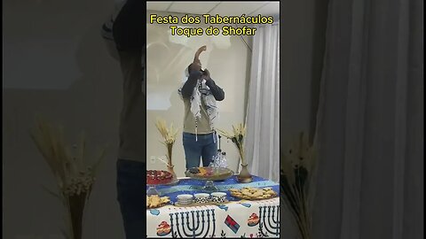 Toque do Shofar na Festa dos Tabernáculos #sucot