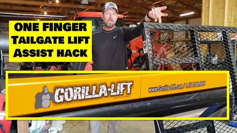 Gorilla tailgate lift assist install and review (AND a one finger lift assist hack)
