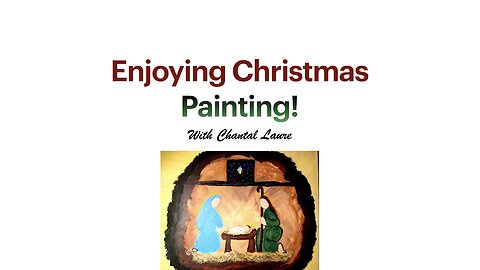 Enjoying Christmas Painting!