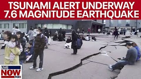 BREAKING: Earthquake Japan: Tsunami warning underway after 7.6 quake strikes | LiveNOW from FOX