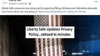 Liberty Safe Post Privacy update…is immediately mocked there is no coming back