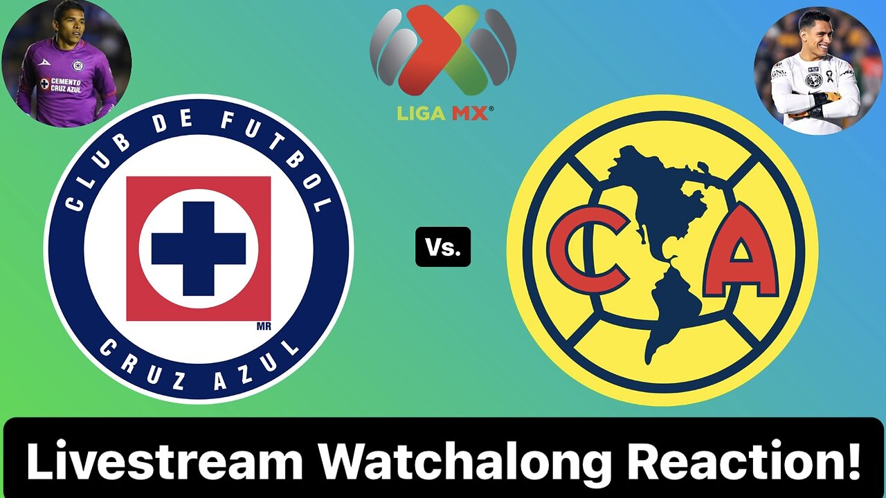 CF Cruz Azul Vs. Club América 2024 Liga MX Clausura Final 1st Leg