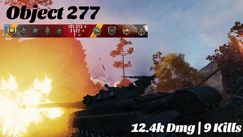 World of Tanks | Object 277 | 12.4k Damage + 9 Frags