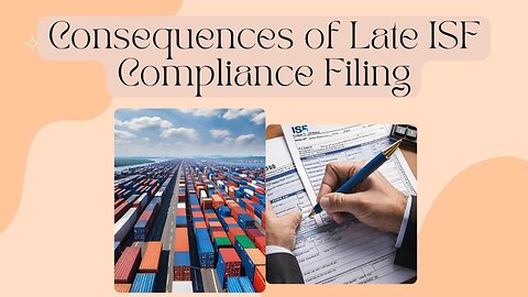 Understanding the Impact of Late ISF Filing: Key Considerations for Import Compliance